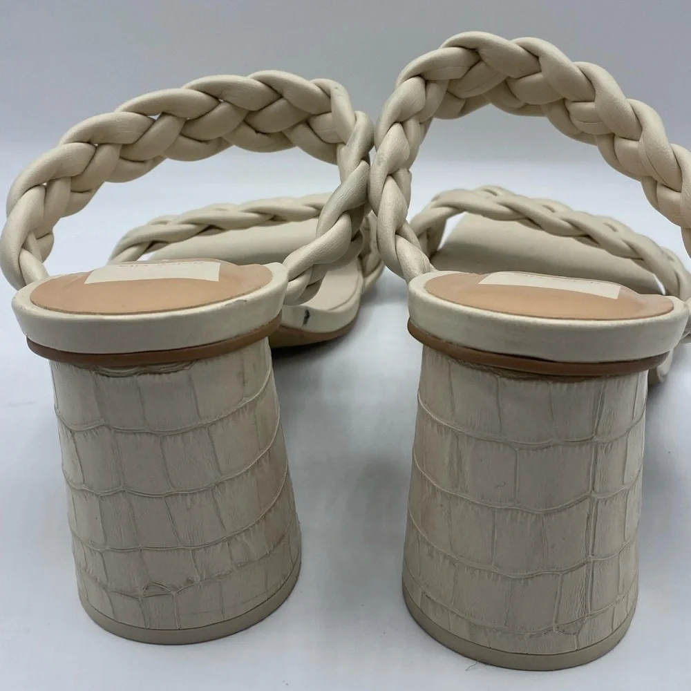 Dolce Vita Paily Heeled Sandals, Ivory Size 11 *‎ Please read NOTE*